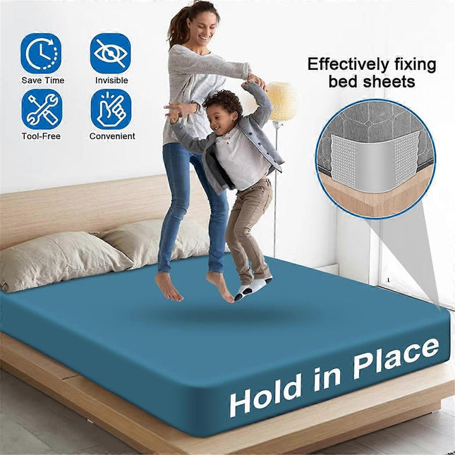 4PCS Fitted Bed Sheet Holder Straps and Fastener Clips – product detail