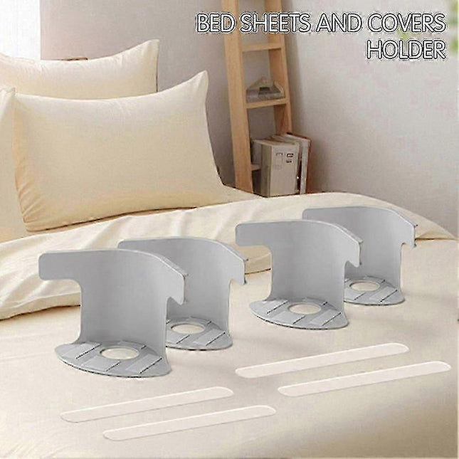 4-Pack No-Slip Bed Sheet Holders Corner Grippers for Secure Fit – product detail