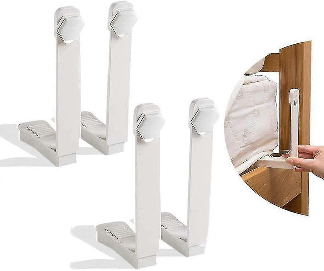 8PCS Bed Sheet Tensioners White Adjustable Corner Clips for Mattress V1263-JX-3929