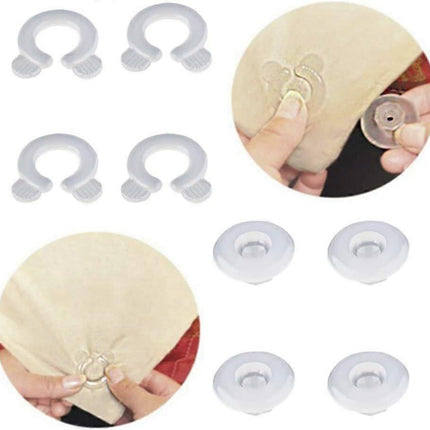 4PCS Bed Sheet Clips, 2025 Model Grippers & Quilt Fixers