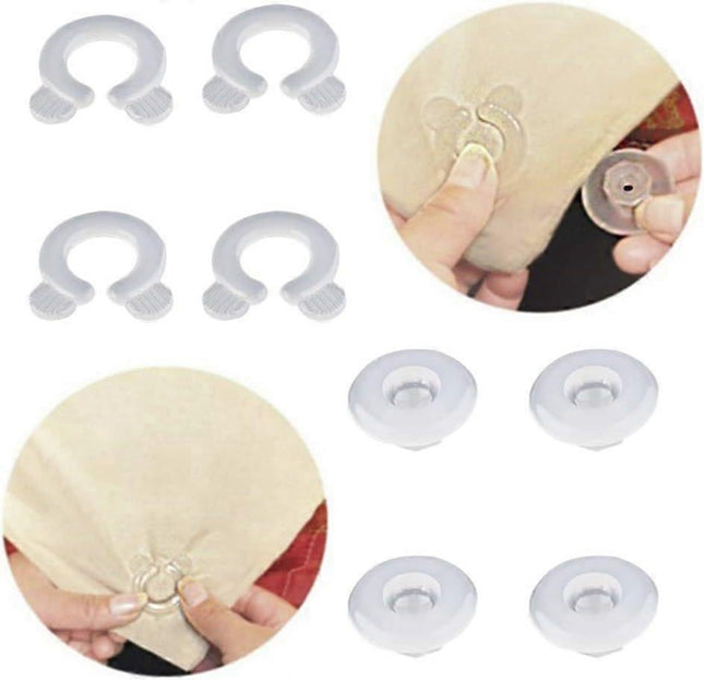 4PCS Bed Sheet Clips 2025 Model Grippers & Quilt Fixers V1263-JX-3930