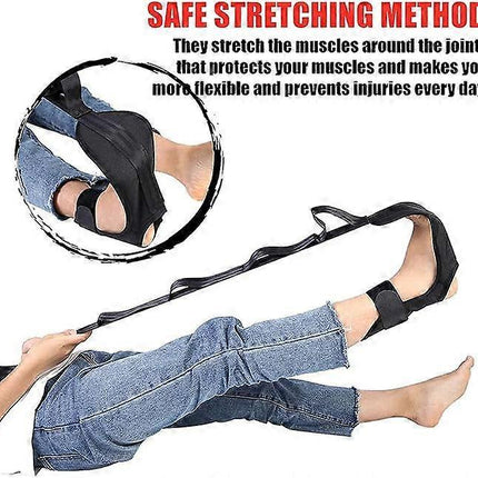 Yoga Resistance Band for Leg/Ankle Flexibility & Rehab Training