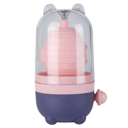 Manual Egg Puller Convenient ABS Simple Operation Mix Yolk Egg Mixer Home Decor -Pink