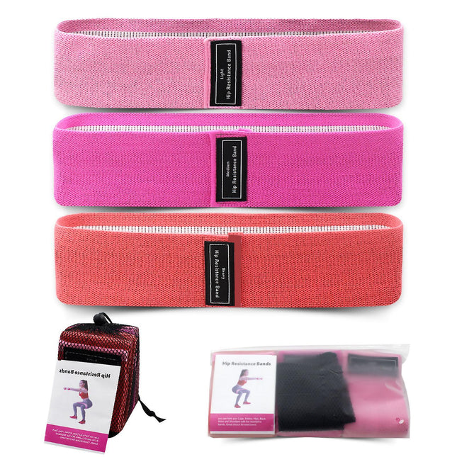3pcs Resistance Loop Bands Set for Yoga & Fitness V1263-JX-3952