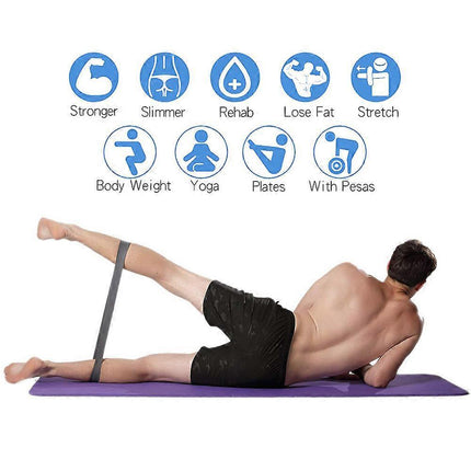 5pcs Resistance Loop Band Set with Bag for Home & Gym