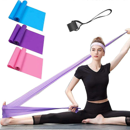 3pcs Elastic Stretch Bands Set for Yoga & Training