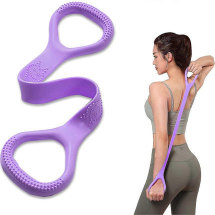 Elastic Resistance Band for Yoga Pilates Stretching & Training