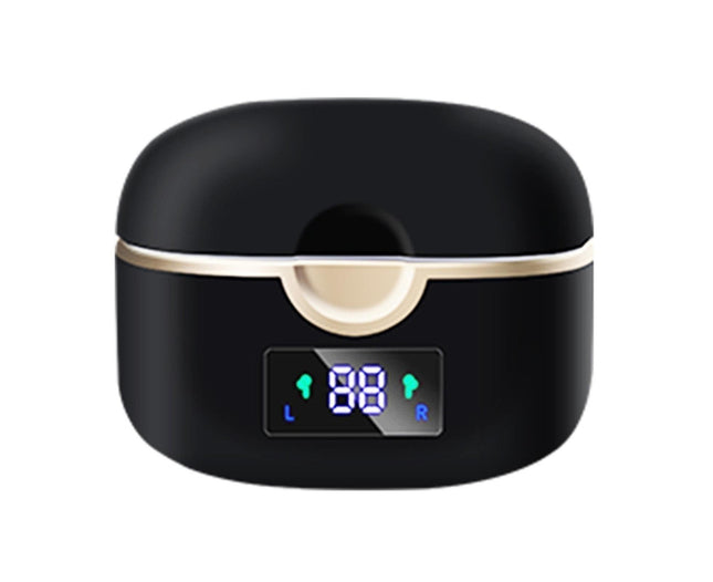 T22 Wireless Earphone Mega Bass Digital Display Black V1263-JX-4