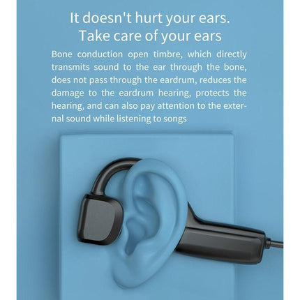 Bone Conduction Headphones Bluetooth-Wireless Open-Ear Headset