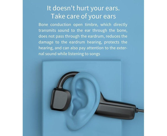 Bone Conduction Headphones Bluetooth-Wireless Open-Ear Headset – product detail