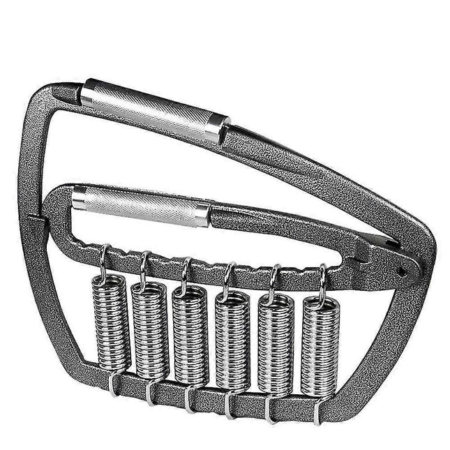 Adjustable Hand Gripper 6-Spring Gym Grip Strength Trainer for Fitness & Rehab V1263-JX-4055