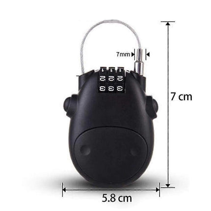Scratch-Resistant Luggage Lock - ABS Travel Case Lock with Combo Security