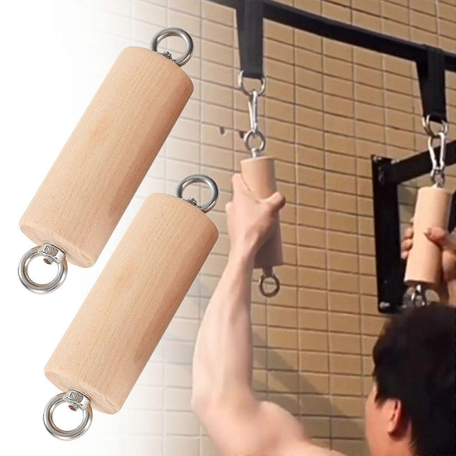 Pull-Up Bar Handles 15 4cm Grip Strength Training Accessories for Home Gym V1263-JX-4103