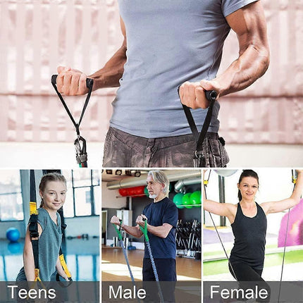 4pc Resistance Band Grip Pull Up Replacement, Grip Strength Training Accessories Gym Yoga