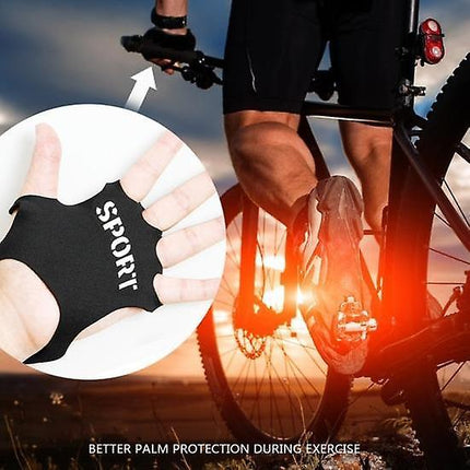 1 Pair Ultralight Workout Hand Grips, Sweat-Absorbing Palm Protection Gloves