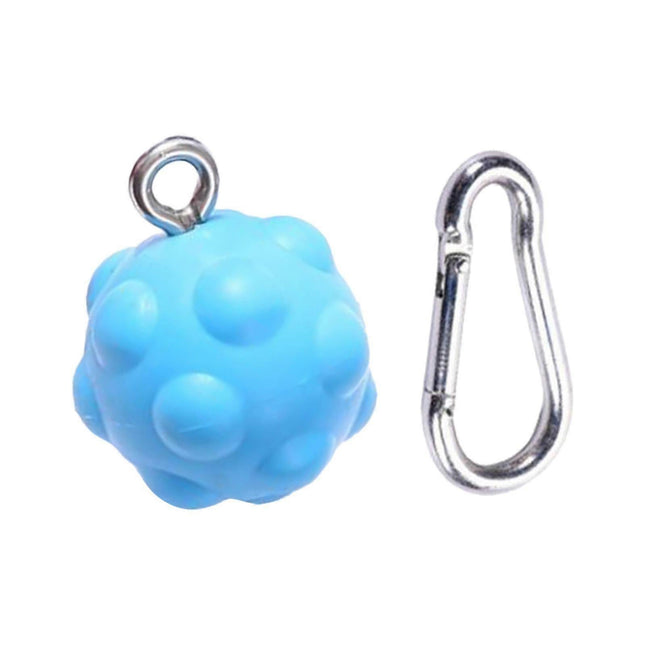 Solid Pull-Up Balls Hand Grip Strengthener with Hook Non-Slip Forearm Trainer V1263-JX-4131