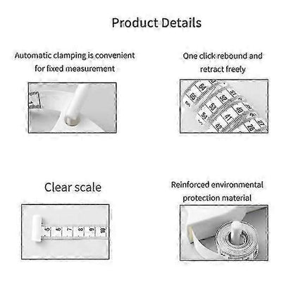 150cm/60inch Soft Body Measuring Tape Flexible Tailor Tape