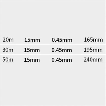 20M Household Measuring Tape Flexible Tape Measure Tool for Home Use