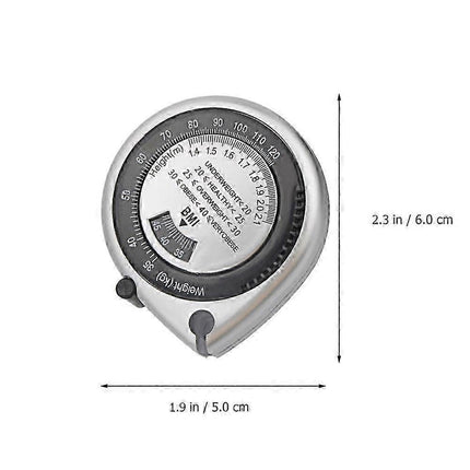 Retractable Body Tape Measure for Waist & Body Measurement Compact Design