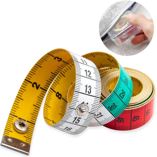 60in/150cm Soft Multicolor Tape Measure for Craft and Body Measuring V1263-JX-4179