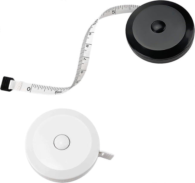 2pcs Fabric Tape Measure Retractable Body Measuring Tape Soft Sewing Tool V1263-JX-4181