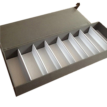 8 Grid Sunglass Glasses Storage Case Eyeglasses Display Glasswear Box Tidy Tool-Grey - Grey