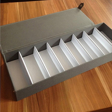 8 Grid Sunglass Glasses Storage Case Eyeglasses Display Glasswear Box Tidy Tool-Grey - Grey