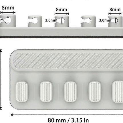 Cable Holder Organizer for Desk or Home Wire Management Solution