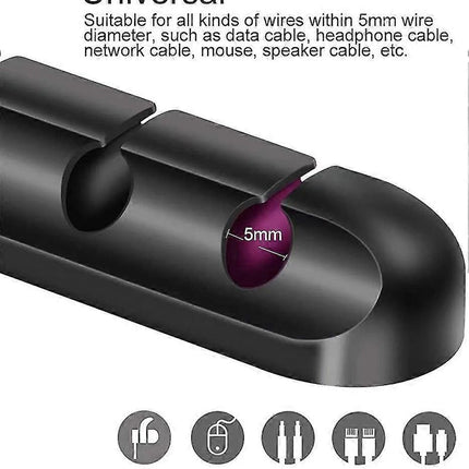 Cable Holder for Cord Management Home and Office Use