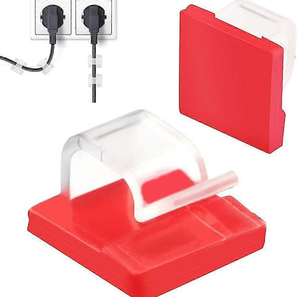 Self-Adhesive Cable Holder Set Wire Clips Cord Clamps for Cable Management