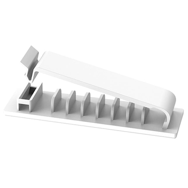 Cable Management Clips Self-Adhesive Wire Holder for Desk No-Mess Cord Organizer V1263-JX-4244