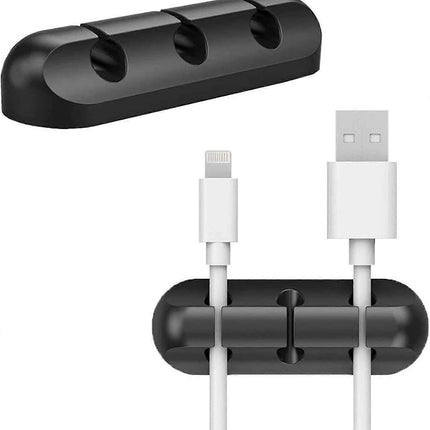 2pcs Adhesive Cable Clips Cord Organizer Hooks for Power and Charging Cables