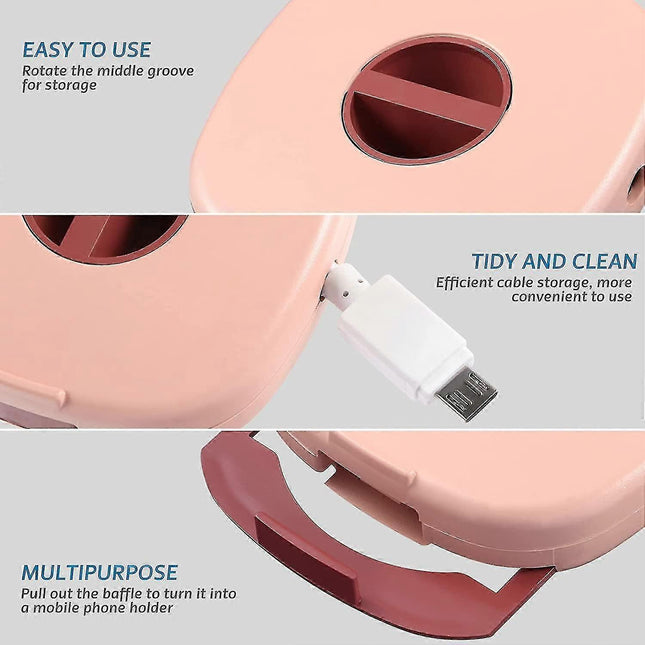 3pcs Cable Winder Cable Ties Cable Organizer for USB Headphones Cord Management – product detail