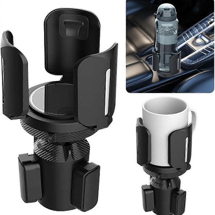 Adjustable Car Cup Holder Expander - Adapter Fits 2.95in Bottles or Cups