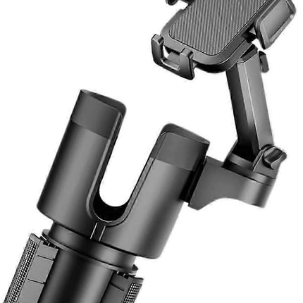 Car Cup Holder with Phone Mount - Adjustable Rotatable Expander for Cell Phone & Drink