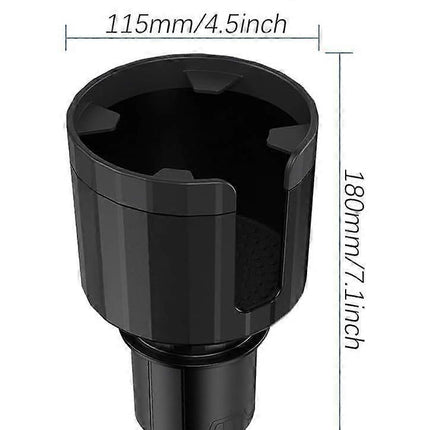 Adjustable Base Car Cup Holder Expander - Universal Auto Drink Organizer