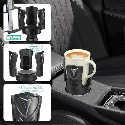 Expandable Car Cup Holder - Multifunctional Adjustable Drink Organizer