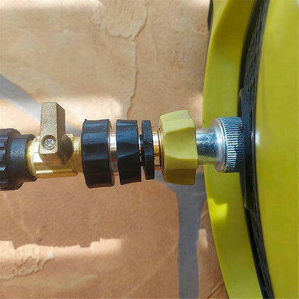 3/4 Inch Garden Hose Quick Connect - Universal Brass Fitting for Fast Hose Connection