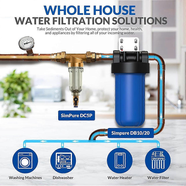 Reusable Sediment Water Filter Pre-Filter for Well Water Pipes – product detail