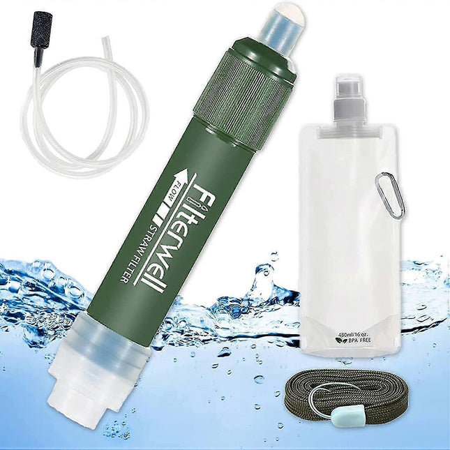 Portable Water Filter & Purifier with Carbon Filtration V1263-JX-4613