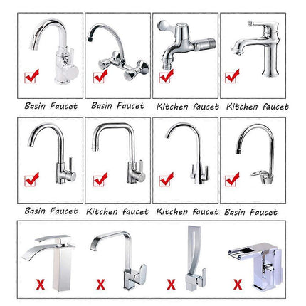 6pcs Mini Faucet Water Filters, Activated Carbon, Anti-Limescale Round Filters