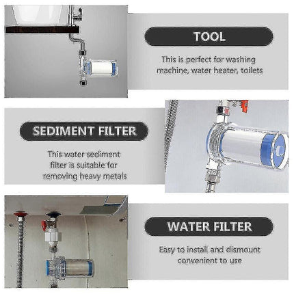 Washing Machine Sediment Cartridge Water Filter Attachment