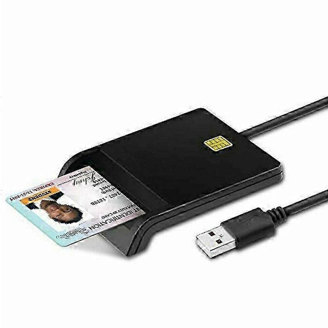 USB 2.0 Smart Chip ID SIM Card Reader Portable USB ID Reader V1263-JX-4719
