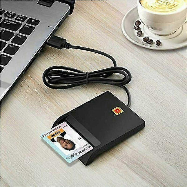 USB 2.0 Smart Chip ID SIM Card Reader Portable USB ID Reader – product detail
