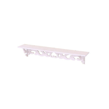 Modern White Floating Wall Mounted Display Storage Shelf Home Living Room Decor-White S