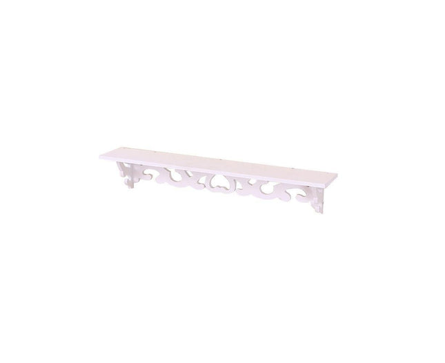 Modern White Floating Wall Mounted Display Storage Shelf Home Living Room Decor-White S V1263-JX-472