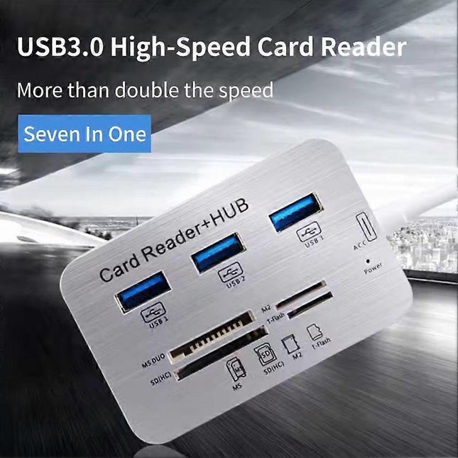 USB 3.0 HUB Combo Micro SD TF Memory Card Reader for Laptop Computer – product detail