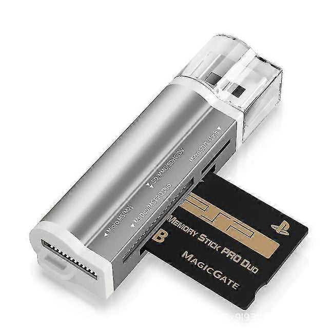 USB Micro SDHC MS Card Reader Adapter for Memory Cards and Computers V1263-JX-4725