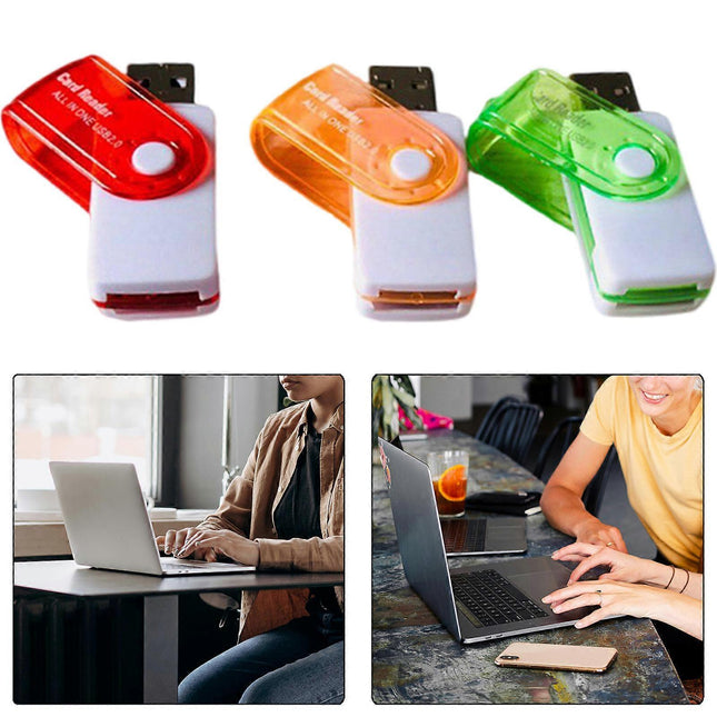 4-in-1 TF/MS Card Reader USB Adapter for Phone and Computer Simultaneous Reading – product detail