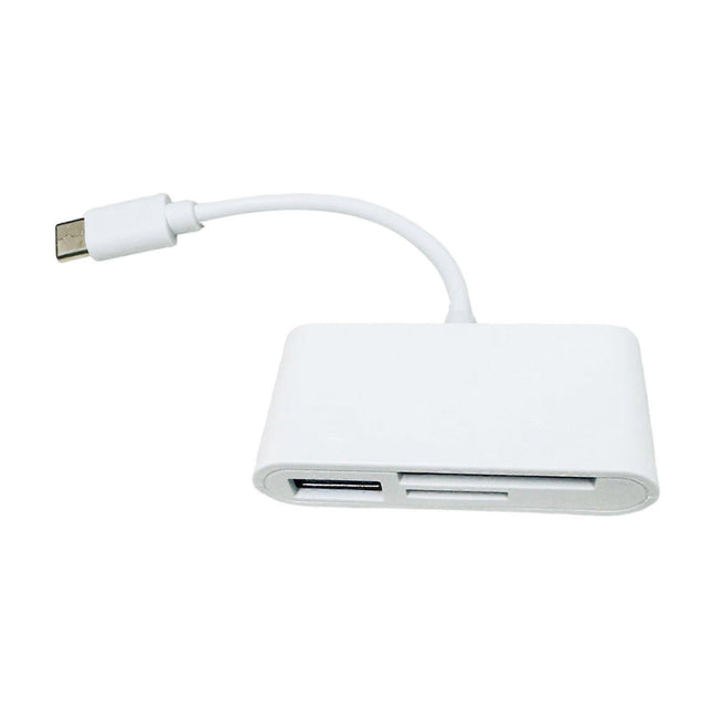 USB-C 3-in-1 Memory Card Reader Adapter for TF Card Compatible with Phone & Laptop V1263-JX-4729